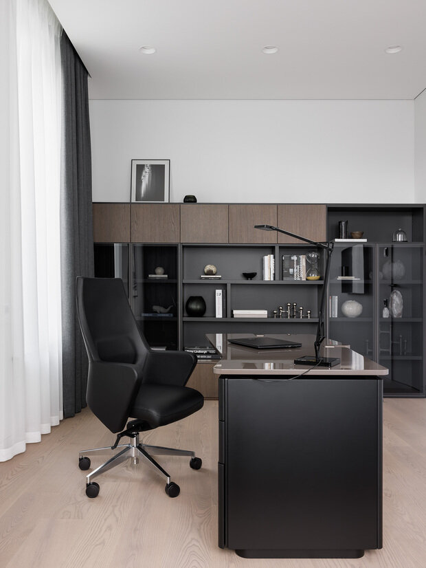 Фотография: Кабинет в стиле Современный, Минимализм, Дом, Проект дня, Санкт-Петербург, Дом и дача, Ленинградская область, 4 и больше, Более 90 метров, Юлия Скачкова – фото на INMYROOM
