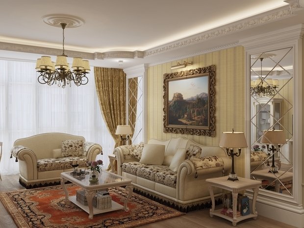 Фото из портфолио Классическая квартира – фотографии дизайна интерьеров на INMYROOM
