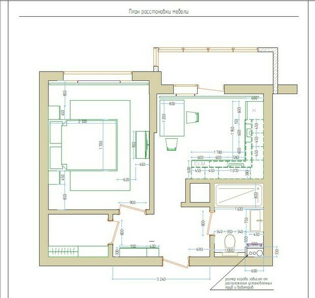 Фото из портфолио Мои работы/чертежи – фотографии дизайна интерьеров на INMYROOM