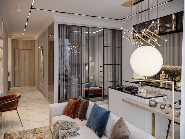 Фото из портфолио Квартира в NEVA TOWERS – фотографии дизайна интерьеров на INMYROOM