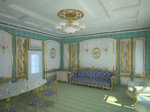 Фото из портфолио Ампир – фотографии дизайна интерьеров на INMYROOM