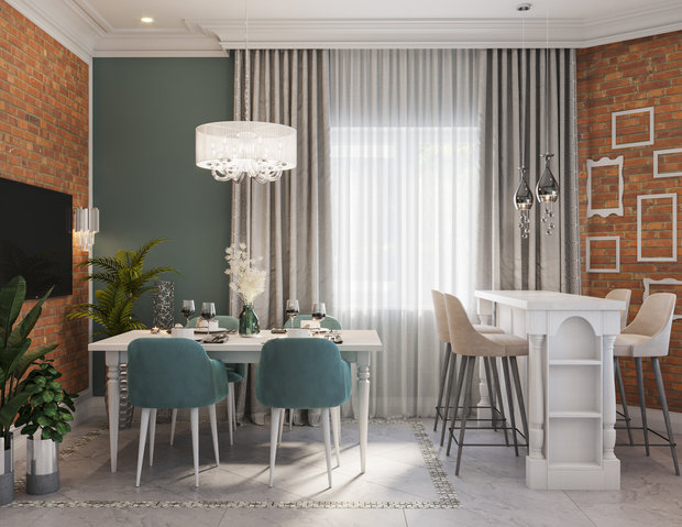 Фото из портфолио Fon_classic_motives – фотографии дизайна интерьеров на INMYROOM