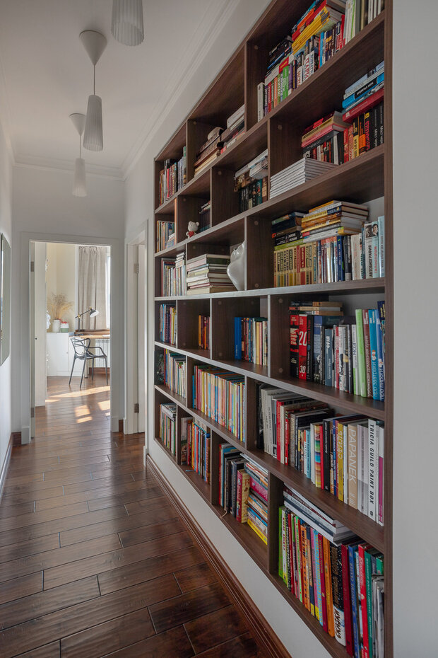 Фотография: Прихожая в стиле Скандинавский, Современный, Минимализм, Квартира, Проект недели, Москва, Монолитный дом, 4 и больше, Более 90 метров, Дарья Пак – фото на INMYROOM