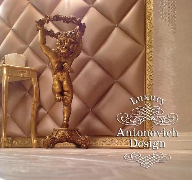 Фото из портфолио Стеновые панели из ткани Астана – фотографии дизайна интерьеров на InMyRoom.ru