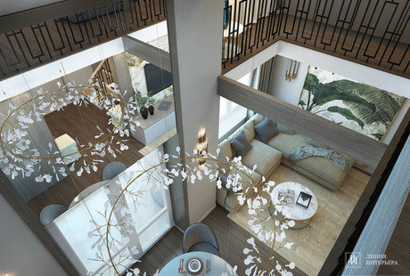 Дизайн двухуровневой квартиры