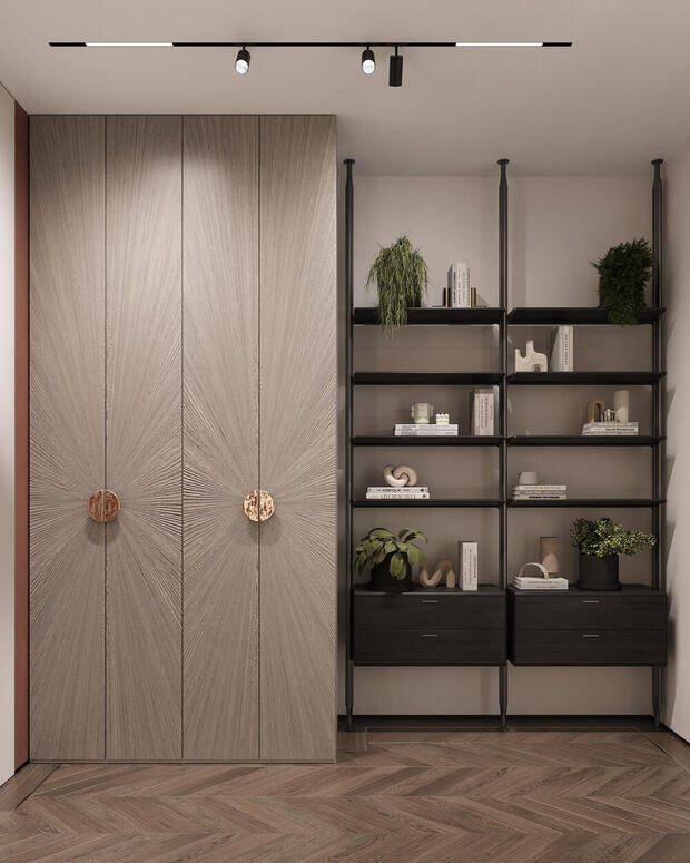 Фото из портфолио Дизайн интерьера квартиры в ЖК «Клубный дом Talento» в стиле неоклассика – фотографии дизайна интерьеров на INMYROOM