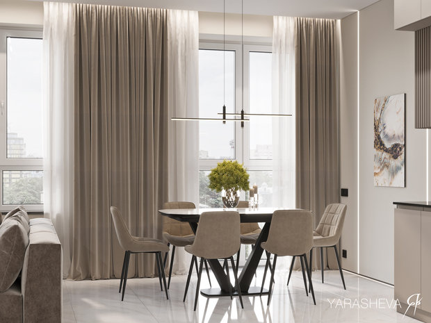 Фото из портфолио ЖК Fresh 92 м кв. – фотографии дизайна интерьеров на INMYROOM