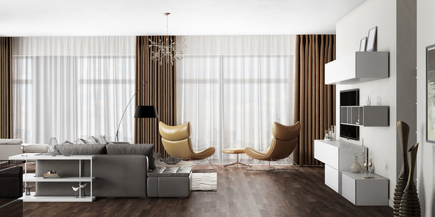 Фото из портфолио Апартаменты в Москва Сити  – фотографии дизайна интерьеров на INMYROOM