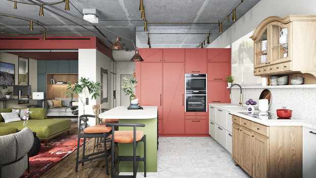 Фотография: Кухня и столовая в стиле Эклектика, Квартира, Проект недели, Москва, ToTaste Studio, 3 комнаты, 60-90 метров – фото на INMYROOM