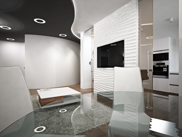 Фото из портфолио Черное и белое  – фотографии дизайна интерьеров на INMYROOM