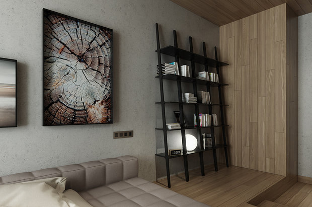 Фото из портфолио Квартира для молодого человека – фотографии дизайна интерьеров на INMYROOM