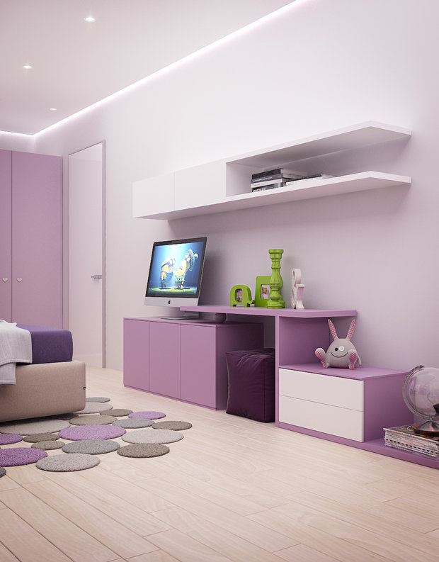 Фото из портфолио Сиреневое счастье – фотографии дизайна интерьеров на INMYROOM