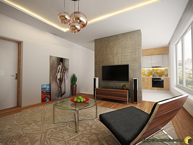 Фото из портфолио Living / Kitchen – фотографии дизайна интерьеров на INMYROOM