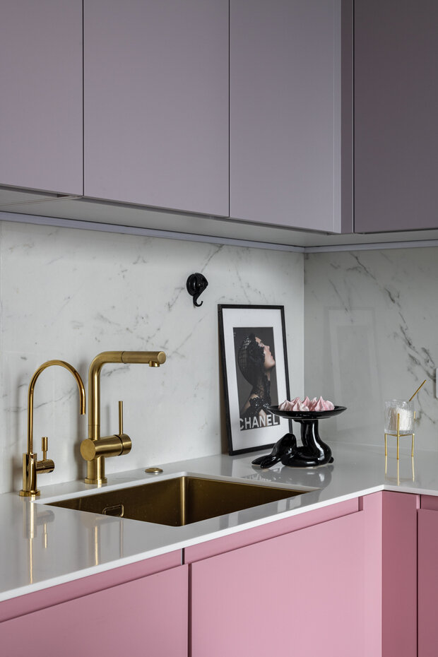 Фотография: Кухня и столовая в стиле Современный, Эклектика, Проект недели, Москва, 4 и больше, Более 90 метров, Олеся Иванова – фото на INMYROOM