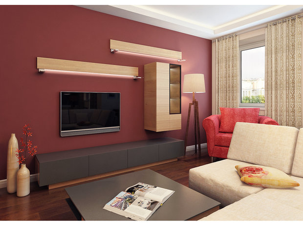 Фото из портфолио "Пряная корица". Проект квартиры 68 кв.м. – фотографии дизайна интерьеров на INMYROOM