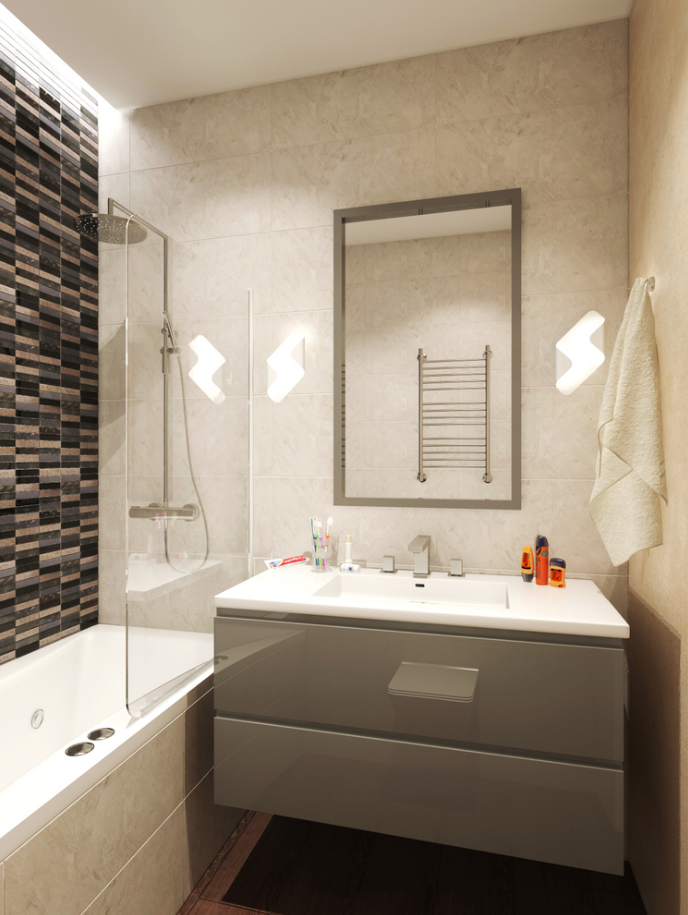 Фотография: Ванная в стиле Современный, Советы, маленькая ванная – фото на INMYROOM