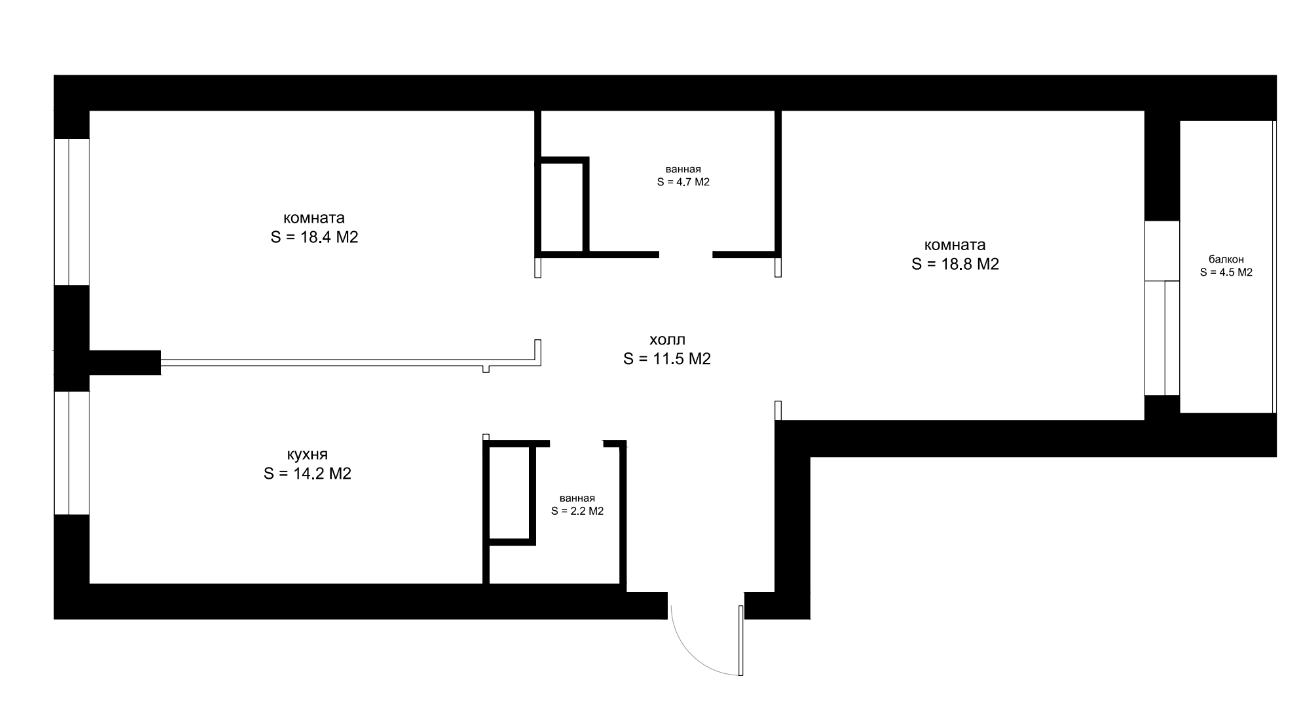 Обмерный план Обмерный план