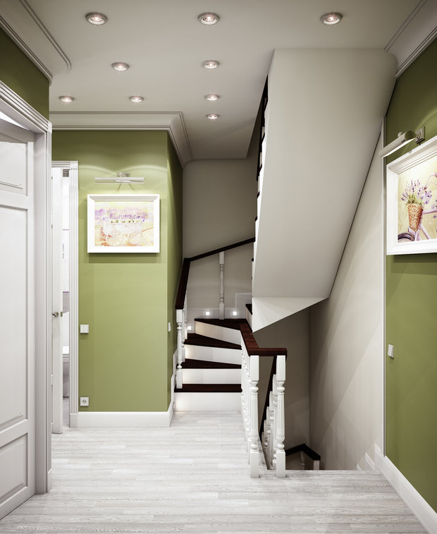 Фотография: Прихожая в стиле Прованс и Кантри, Дом, Проект недели, Марина Саркисян, Московская область, Таунхаус, КП Кронбург – фото на INMYROOM