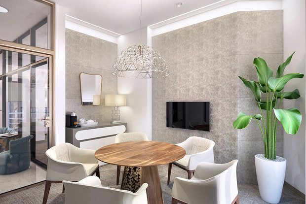 Фото из портфолио Офис в БЦ Poklonka Place – фотографии дизайна интерьеров на INMYROOM