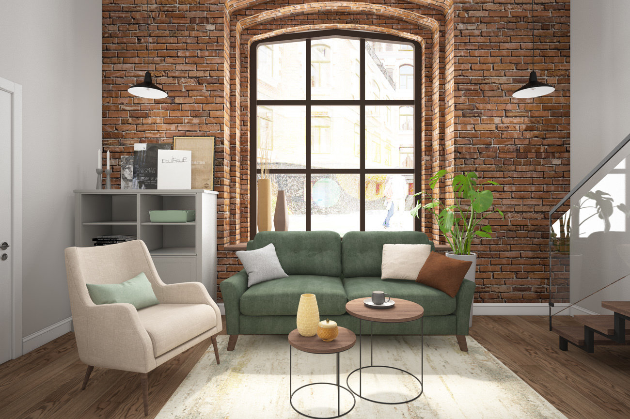 Фотография: Гостиная в стиле Лофт, Детская, Скандинавский, Квартира, Проект недели, Москва – фото на INMYROOM