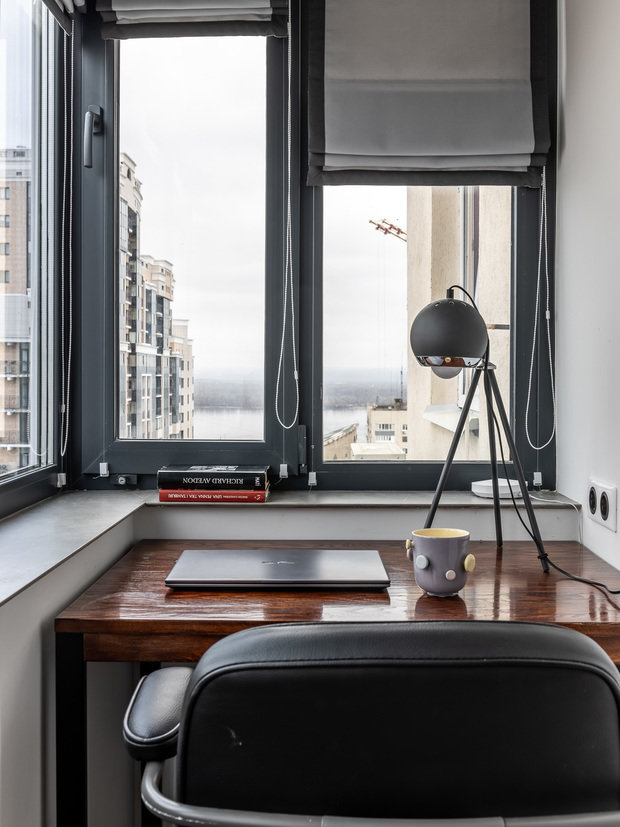 Фотография: Кабинет в стиле Современный, Квартира, Проект недели, Самара, 4 и больше, Более 90 метров, Айгуль Султанова – фото на INMYROOM