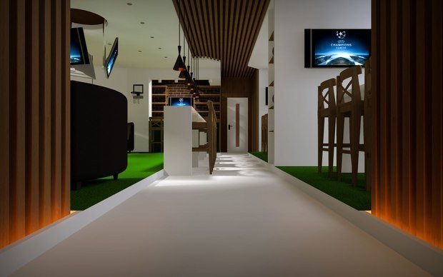 Фото из портфолио Современный спорт бар – фотографии дизайна интерьеров на INMYROOM