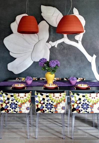 Фотография: Кухня и столовая в стиле Прованс и Кантри, Квартира, Цвет в интерьере, Дома и квартиры – фото на INMYROOM