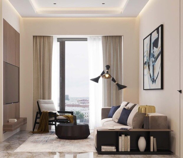 Фото из портфолио Prime Park - 80 кв.м – фотографии дизайна интерьеров на INMYROOM