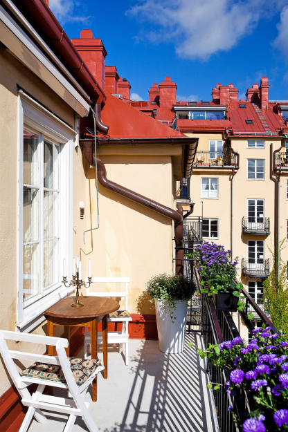 Фотография: Балкон, Терраса в стиле Скандинавский, Лофт, Малогабаритная квартира, Квартира, Дома и квартиры – фото на INMYROOM