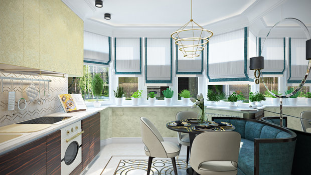 Фотография: Кухня и столовая в стиле Классический, Современный, Проект недели, Вера Николаенко, кухня в П-44Т – фото на INMYROOM