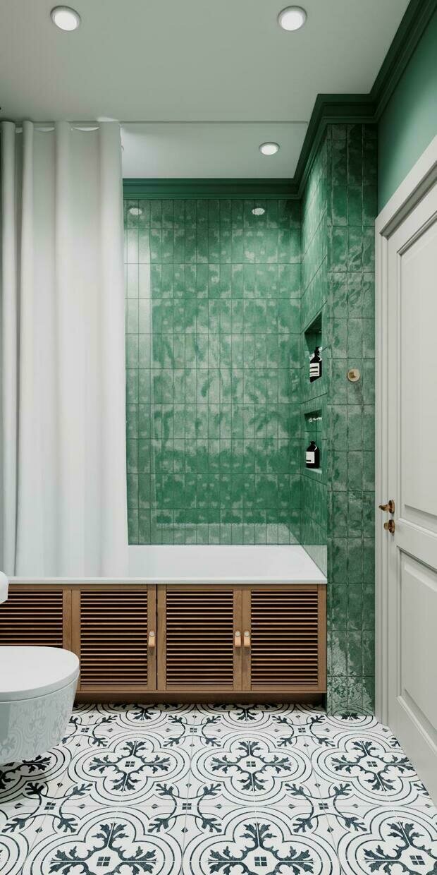 Фотография: Ванная в стиле Скандинавский, Современный, Эклектика, Квартира, Проект недели, Санкт-Петербург, Монолитный дом, 3 комнаты, 60-90 метров, VizDiz, Илона Ореховская – фото на INMYROOM