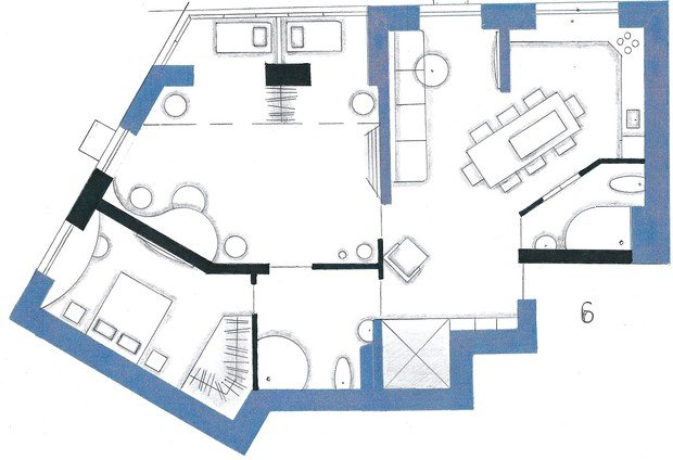Фото из портфолио Мои перепланировки – фотографии дизайна интерьеров на INMYROOM