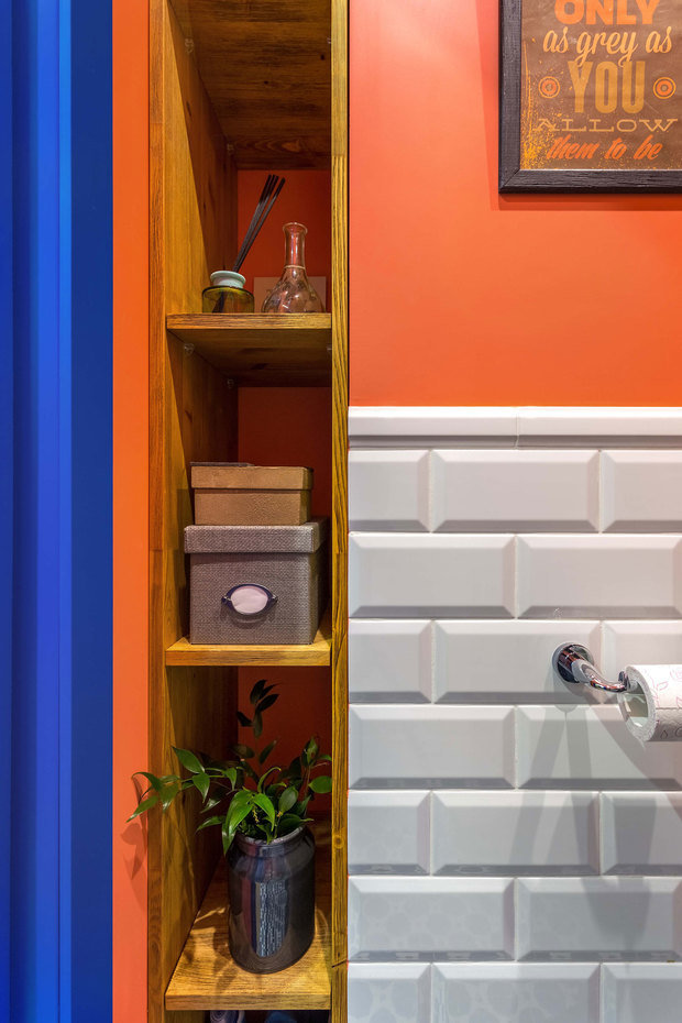 Фотография: Ванная в стиле Эклектика, Скандинавский, Современный, Квартира, Проект недели, Москва, Оксана Муратова, Маргарита Репина, ЖК «Татьянин Парк», 3 комнаты, 60-90 метров, Монолитно-кирпичный – фото на INMYROOM