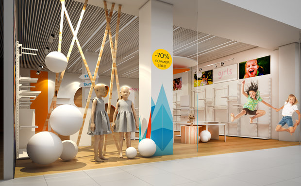 Фото из портфолио Baby store – фотографии дизайна интерьеров на INMYROOM