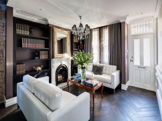 Фотография: Гостиная в стиле Классический, Лофт, Современный, Дом, Дома и квартиры – фото на INMYROOM