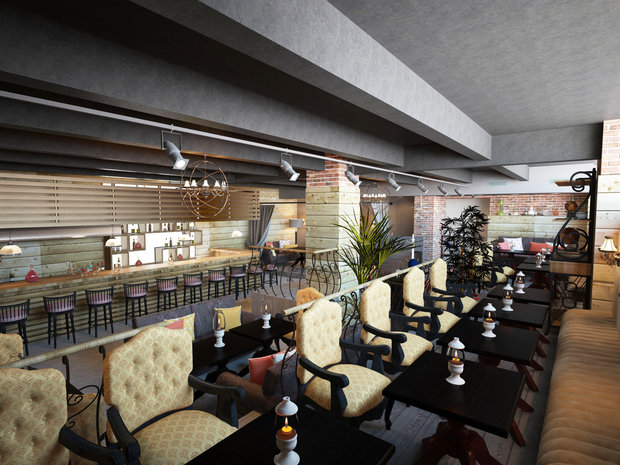 Фото из портфолио Ресторан – фотографии дизайна интерьеров на INMYROOM