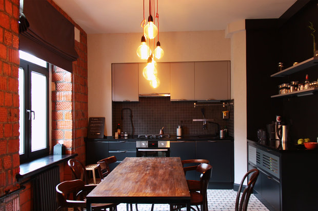 Фотография: Кухня и столовая в стиле Лофт – фото на INMYROOM