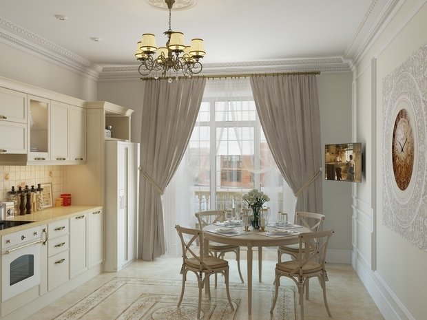Фото из портфолио Классическая квартира – фотографии дизайна интерьеров на INMYROOM