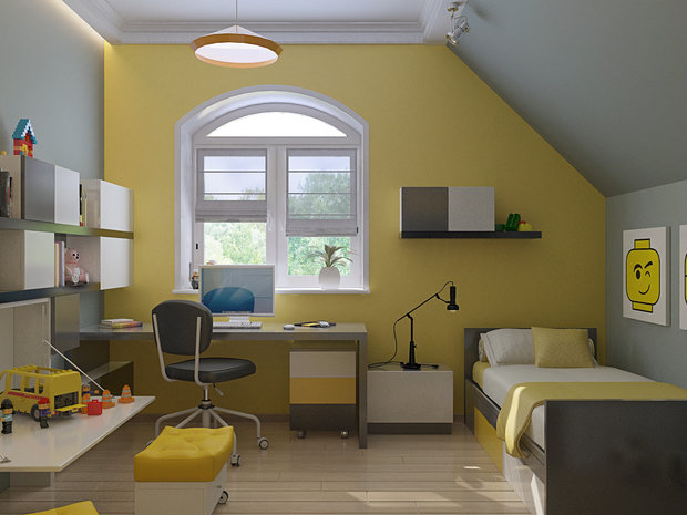 Фото из портфолио Детская Лего – фотографии дизайна интерьеров на INMYROOM