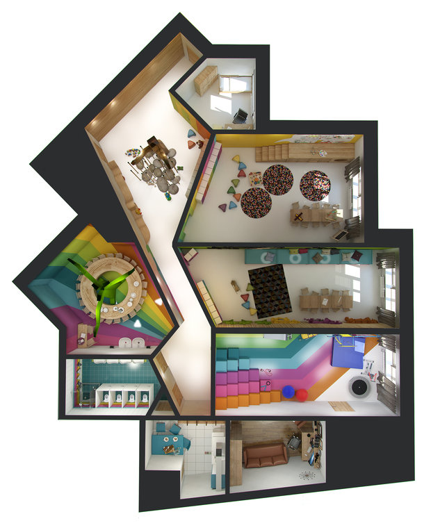 Фото из портфолио Детски сад – фотографии дизайна интерьеров на INMYROOM