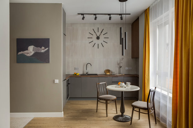 Фото из портфолио Стильная квартира для сдачи в аренду в Москве – фотографии дизайна интерьеров на INMYROOM