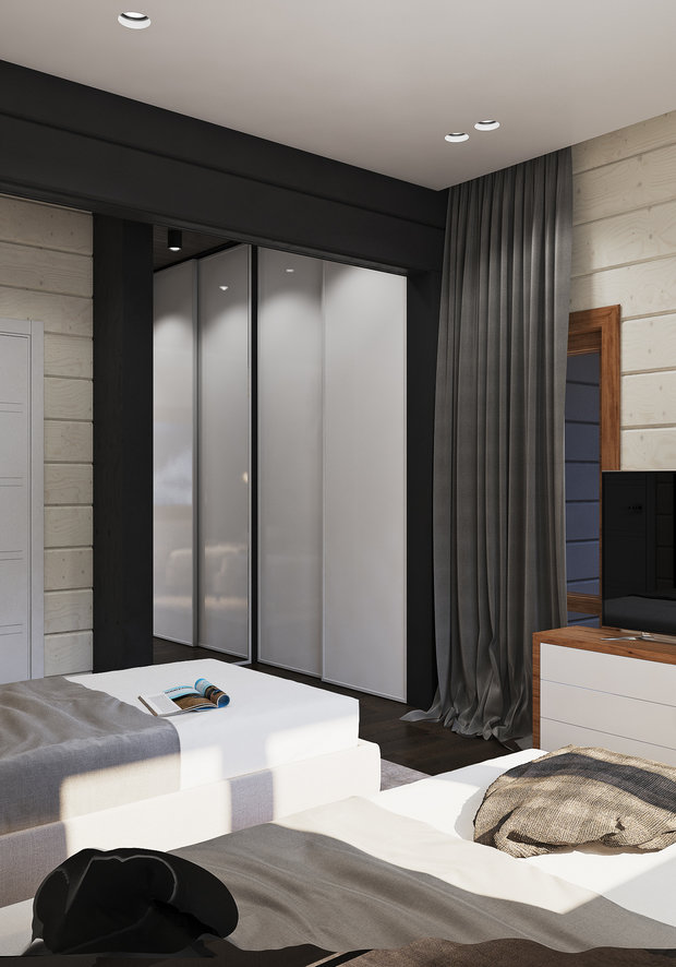 Фото из портфолио Дом из бруса 1-ый этаж – фотографии дизайна интерьеров на INMYROOM