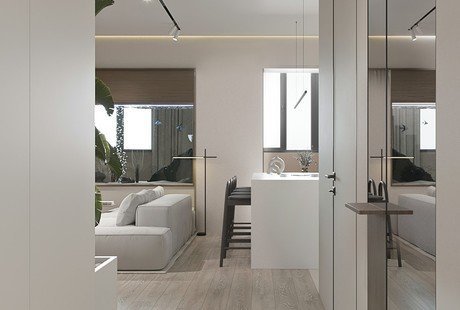 Дизайн-проект интерьера двухэтажной квартиры - 90 м2 г. Москва