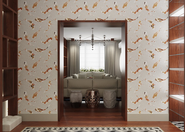 Фотография: Гостиная в стиле Современный, Минимализм, Квартира, Проект недели – фото на INMYROOM