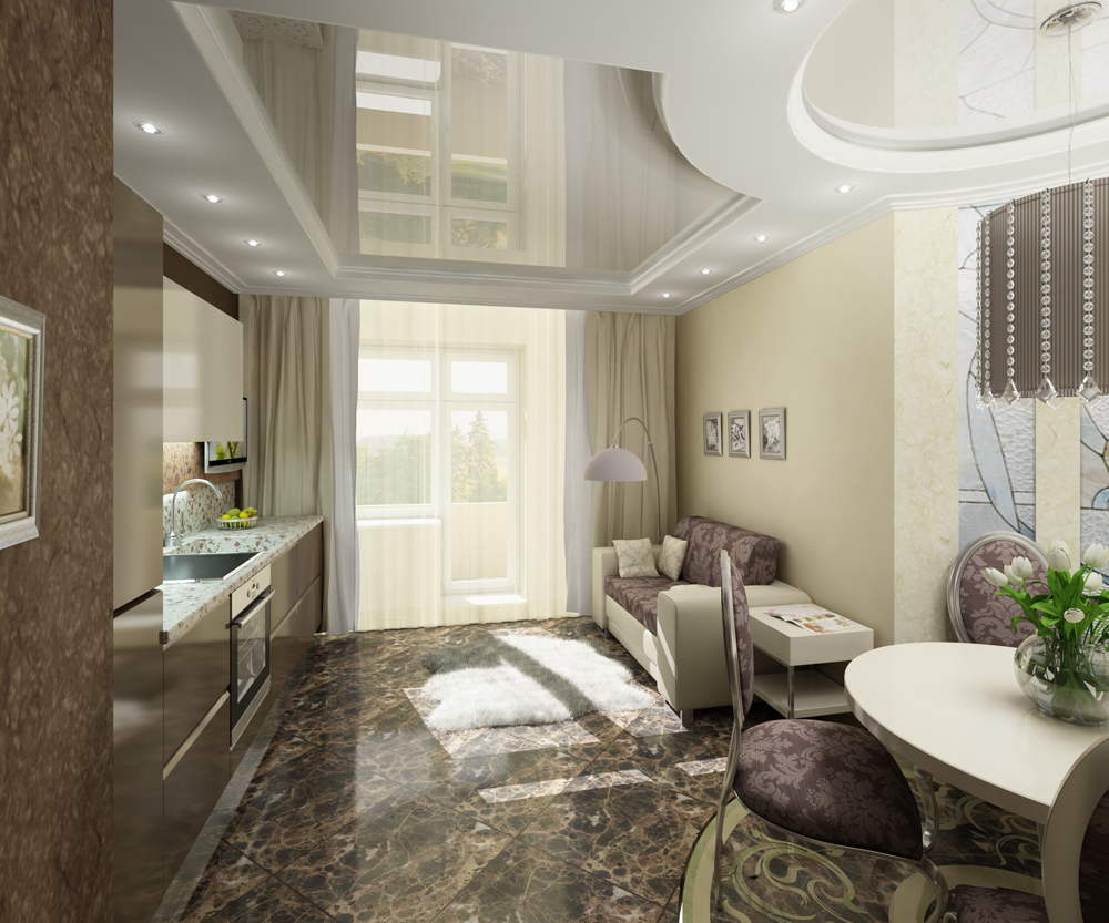 Фото из портфолио Однокомнатная квартира) – фотографии дизайна интерьеров на INMYROOM Фото из портфолио Однокомнатная квартира) – фотографии дизайна интерьеров на INMYROOM