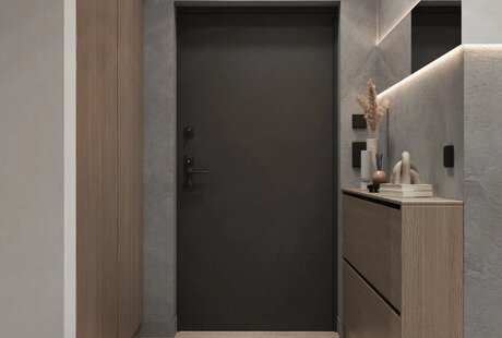 Минимализм для молодой пары | 71,6 м²
