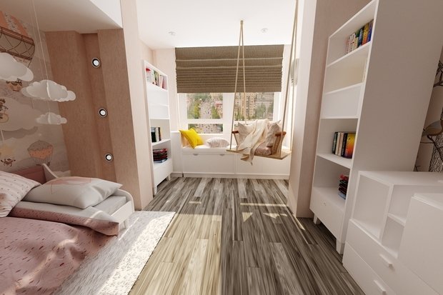 Фото из портфолио Дизайн-проект интерьера двухкомнатной квартиры в новостройке – фотографии дизайна интерьеров на INMYROOM