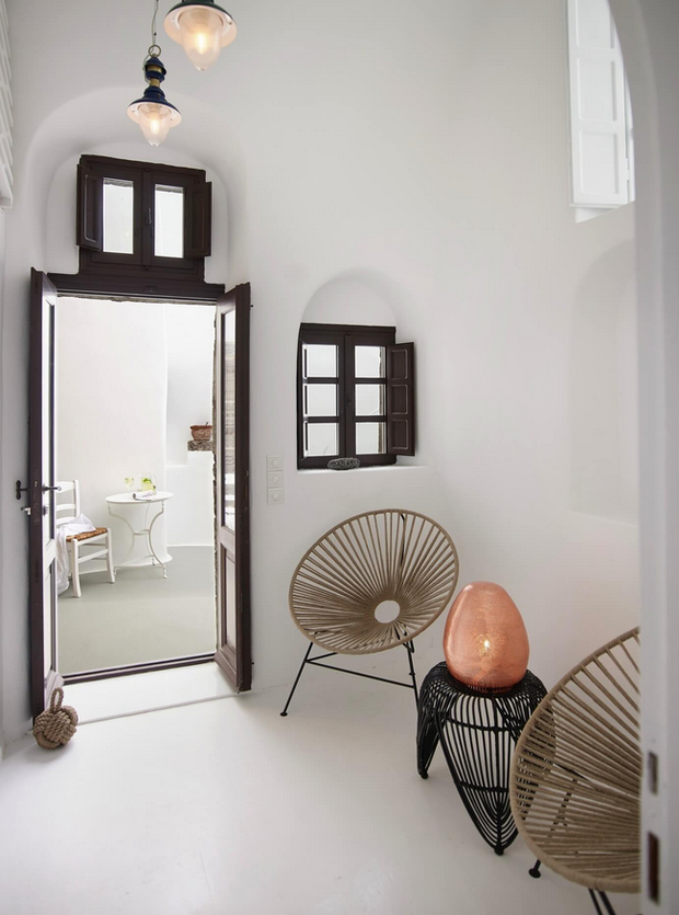 Фото из портфолио Люкс в пещере на греческом острове Санторини – фотографии дизайна интерьеров на INMYROOM