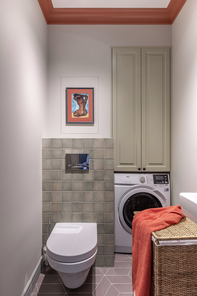 Фотография: Ванная в стиле Современный, Квартира, Проект недели, Москва, 3 комнаты, Евгения Лебедева – фото на INMYROOM Фотография: Ванная в стиле Современный, Квартира, Проект недели, Москва, 3 комнаты, Евгения Лебедева – фото на INMYROOM