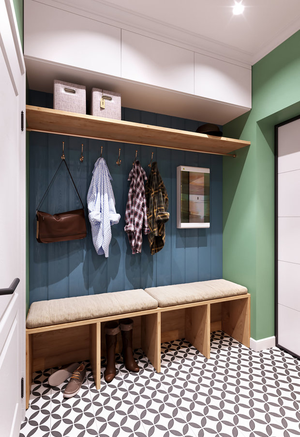Фотография: Прихожая в стиле Эко, Скандинавский, Дом, Проект недели, Дом и дача, Ленинградская область, Олег Минц – фото на INMYROOM